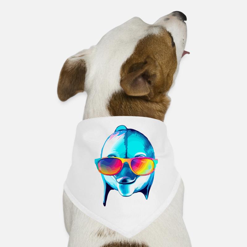 Eko, der Brillendelfin Hunde-Bandana