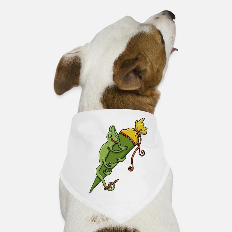Chameleon school cone Dog Bandana