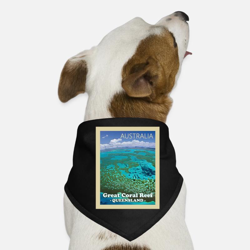 Great Barrier Reef Dog Bandana