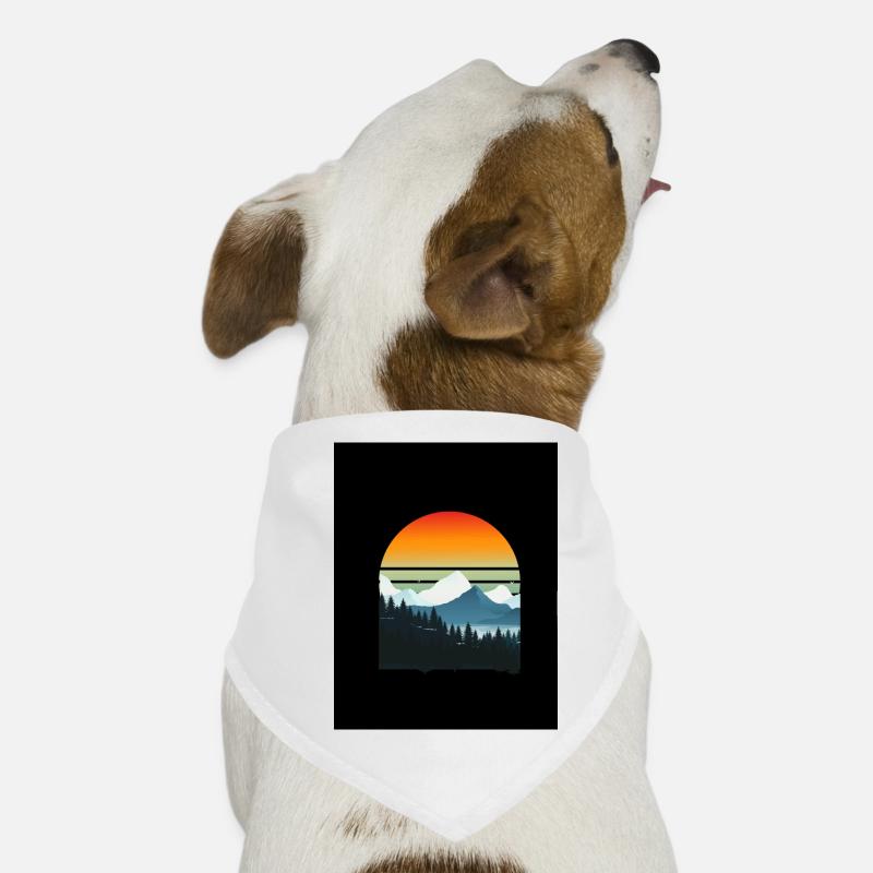 Mountain Sunset Dog Bandana