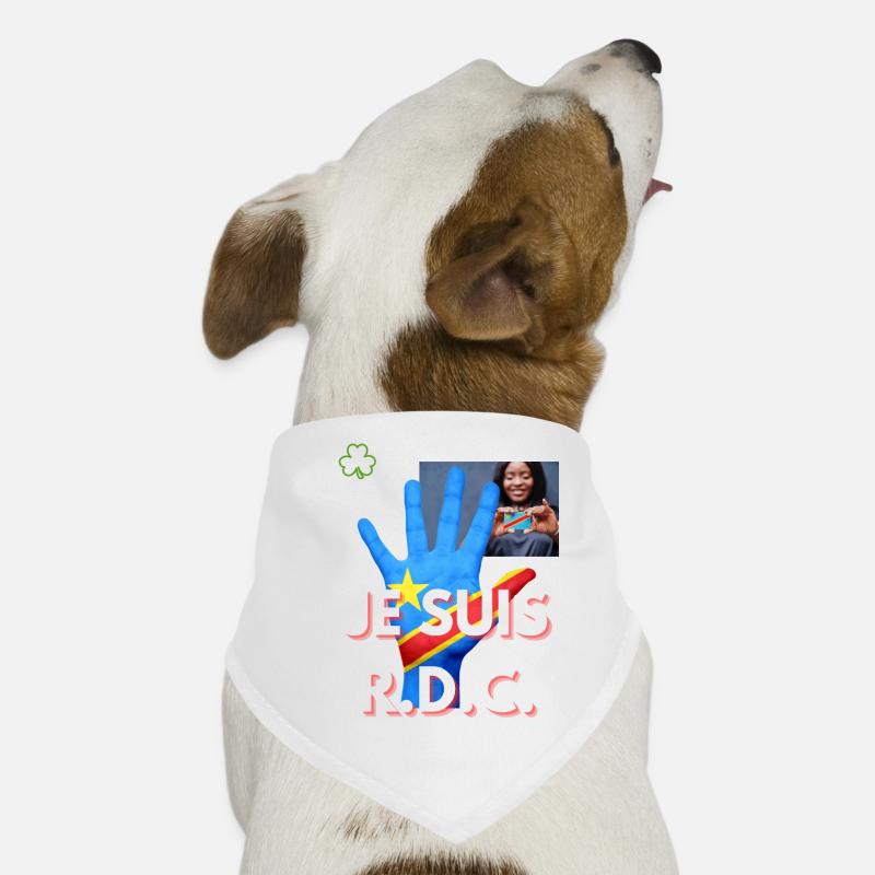 JE SUIS RDC Bandana pour chien