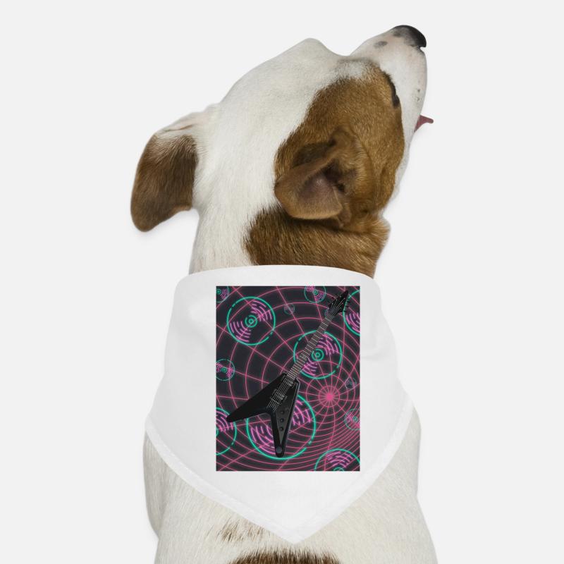 Gitarren Hunde-Bandana