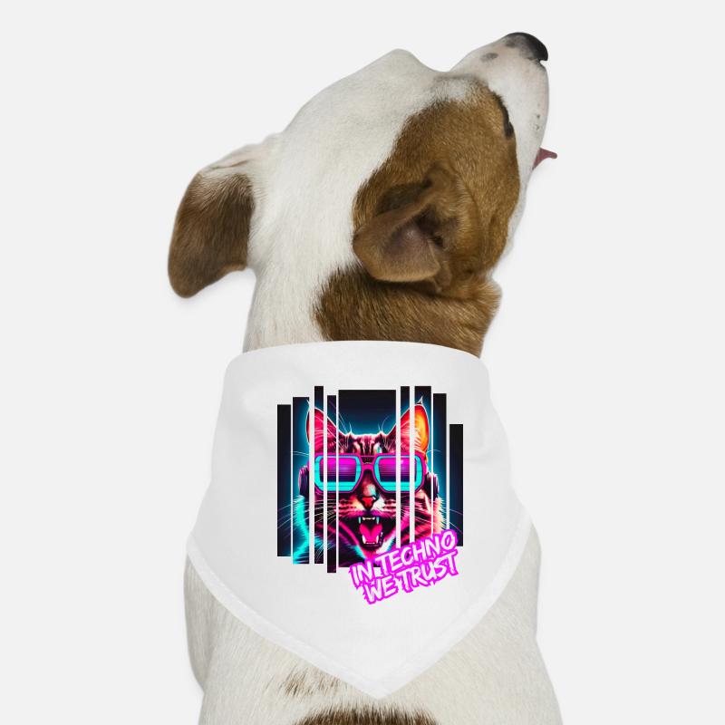 In Techno we trust Dog Bandana