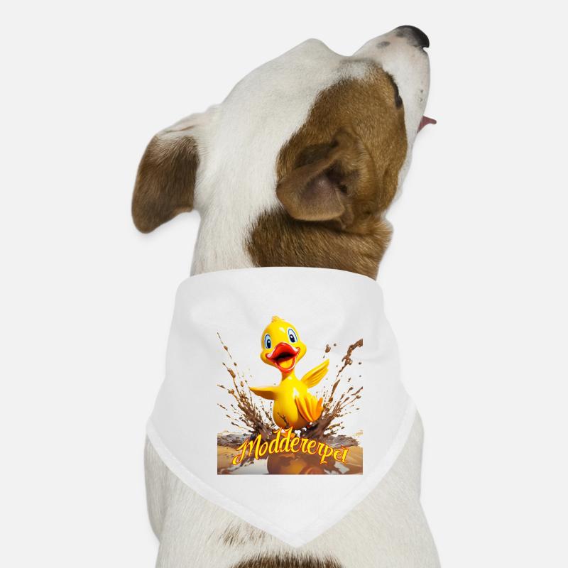 Moddererpel - Hunde-Bandana - Weiß