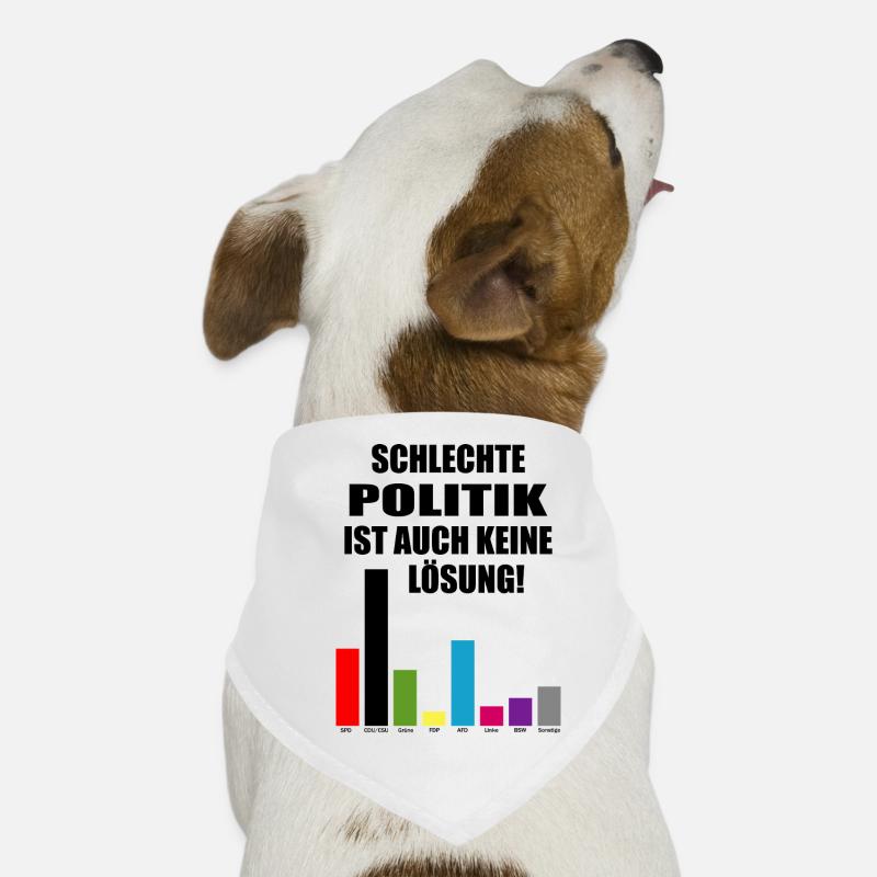 Bad politics is not a solution either Dog Bandana
