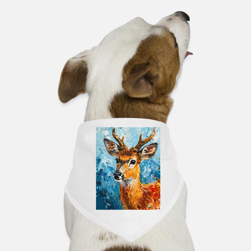 Image de cerf Bandana pour chien