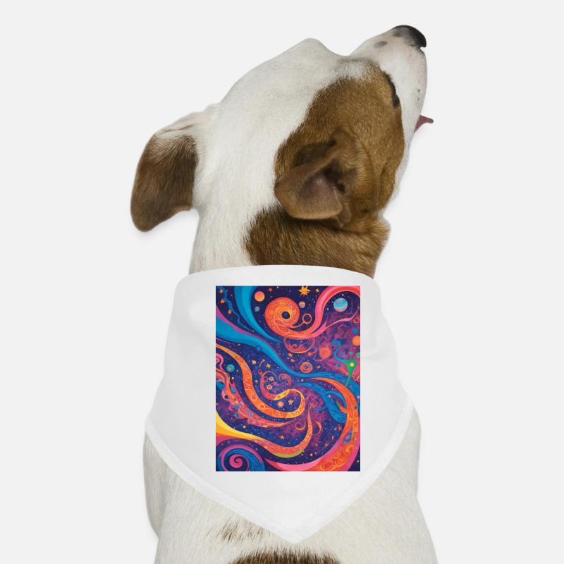 Abstraction cosmique Bandana pour chien