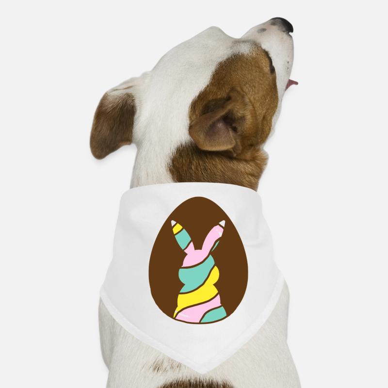 rabbit in egg Hunde-Bandana