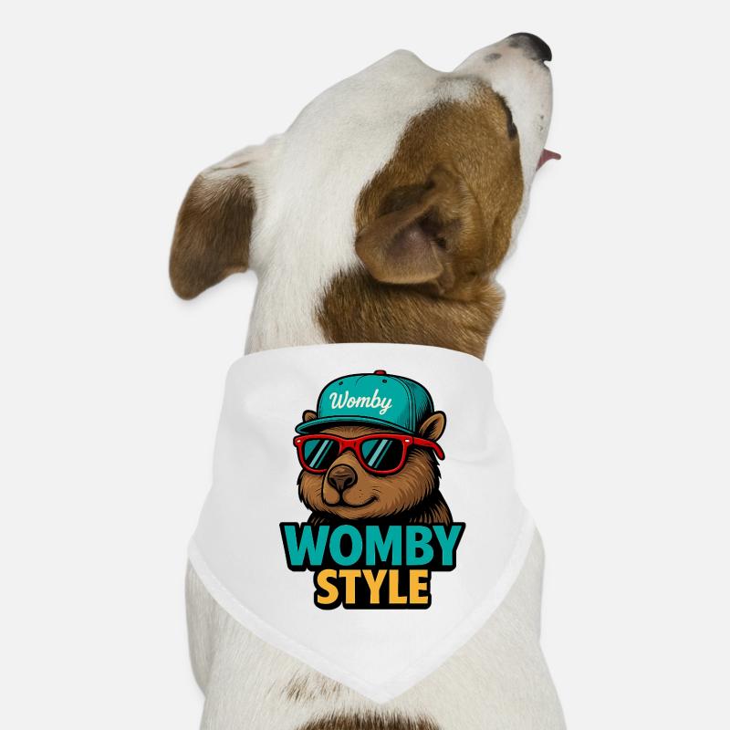 Womby Style Biber mit Sonnenbrillen Hunde-Bandana
