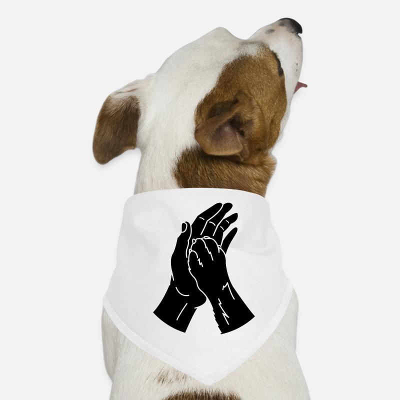 Animal Patte Main Bandana pour chien
