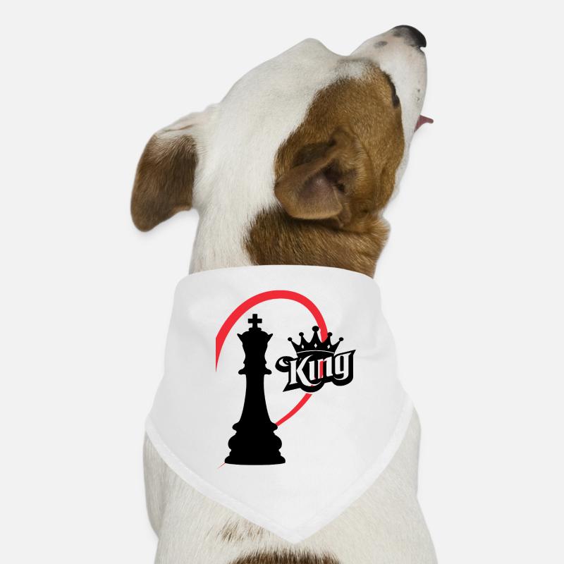 Chess King right half Dog Bandana
