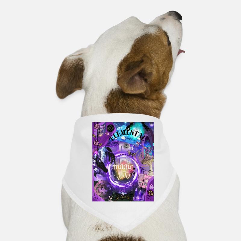 Elemental Magic Gold Dog Bandana