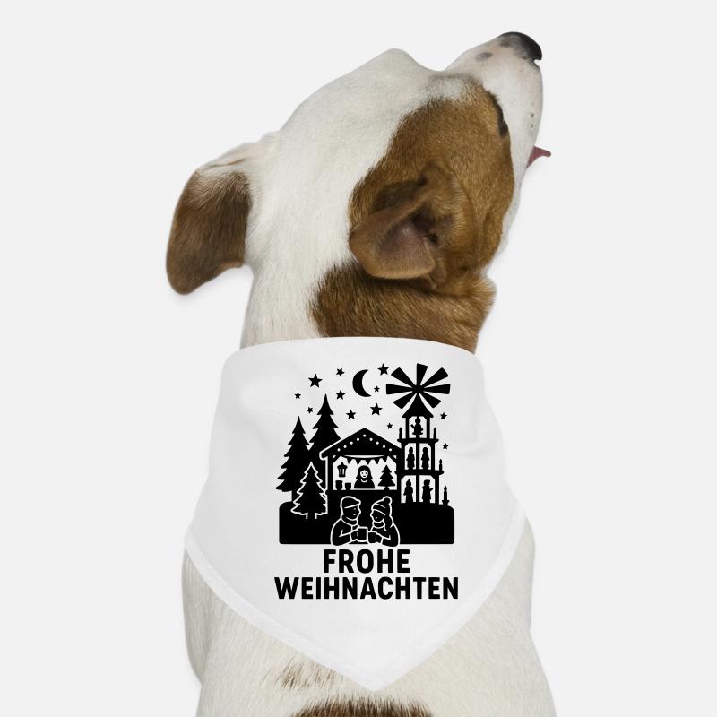 Joyeux Noël Marché de Noël Bandana pour chien