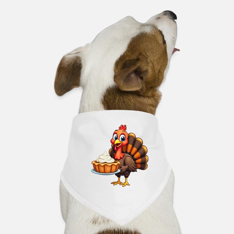 Thanksgiving Drôle Dinde de Thanksgiving Bandana pour chien