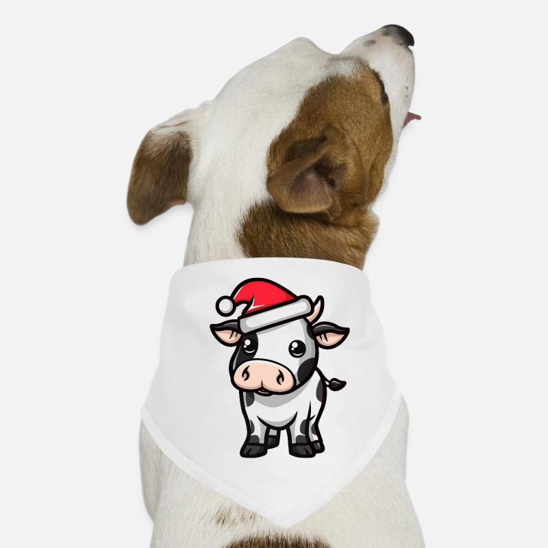 Noël de vache Bandana pour chien