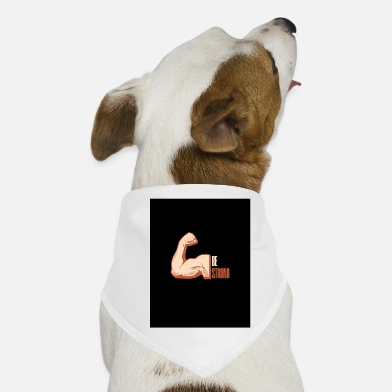 Sei stark Hunde-Bandana