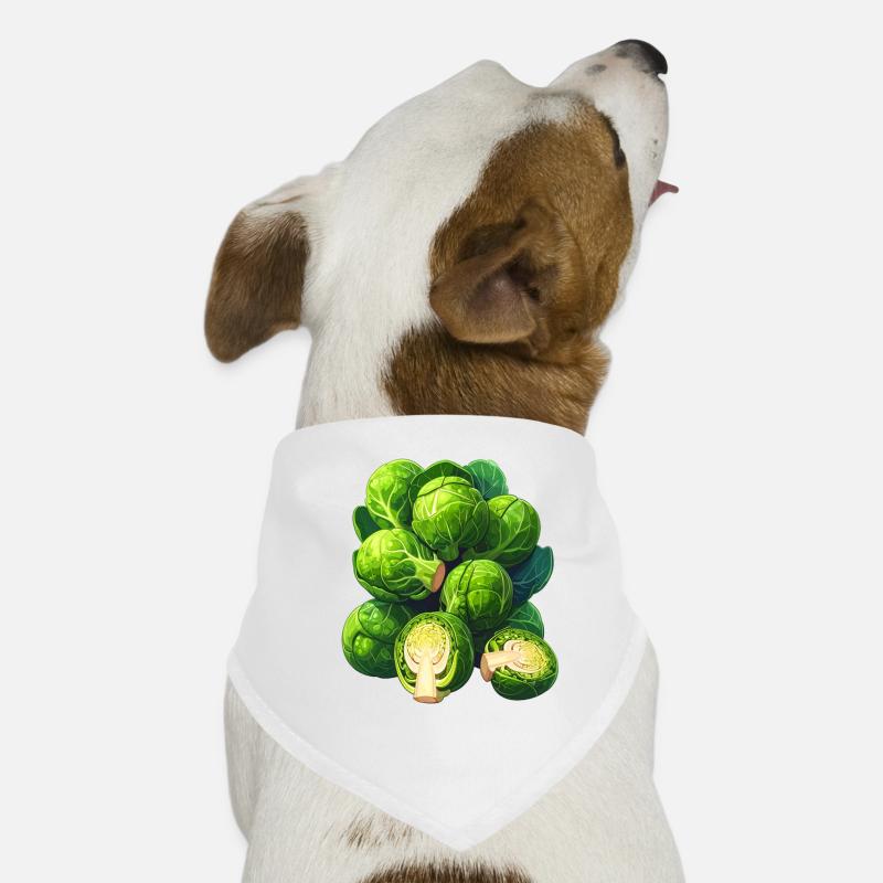 Brussels sprouts Dog Bandana