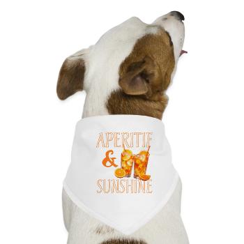Aperitif & Sunshine - Hunde-Bandana - Weiß - Vorne