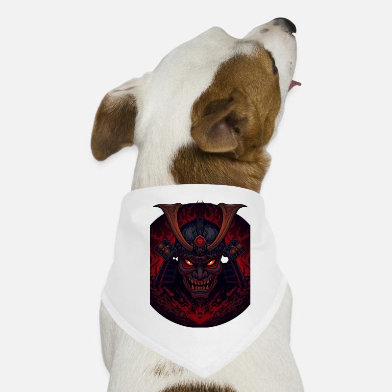 Dämonen-Samourai Hunde-Bandana