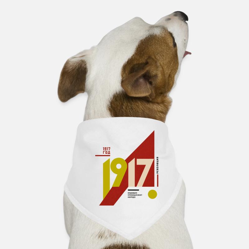 Constructivist 1917 -  Russian Revolution Dog Bandana