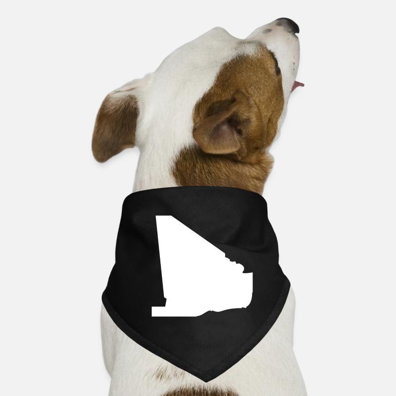 Mali map flag Dog Bandana