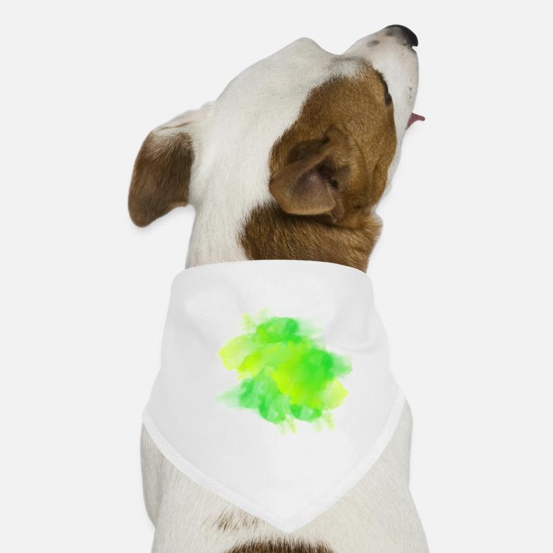 splash bunt farbe muster aufdruck comic style Hunde-Bandana