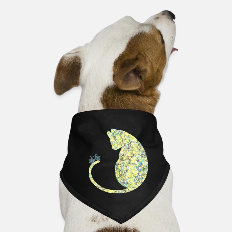 Cat with Bike E 219 Dog Bandana