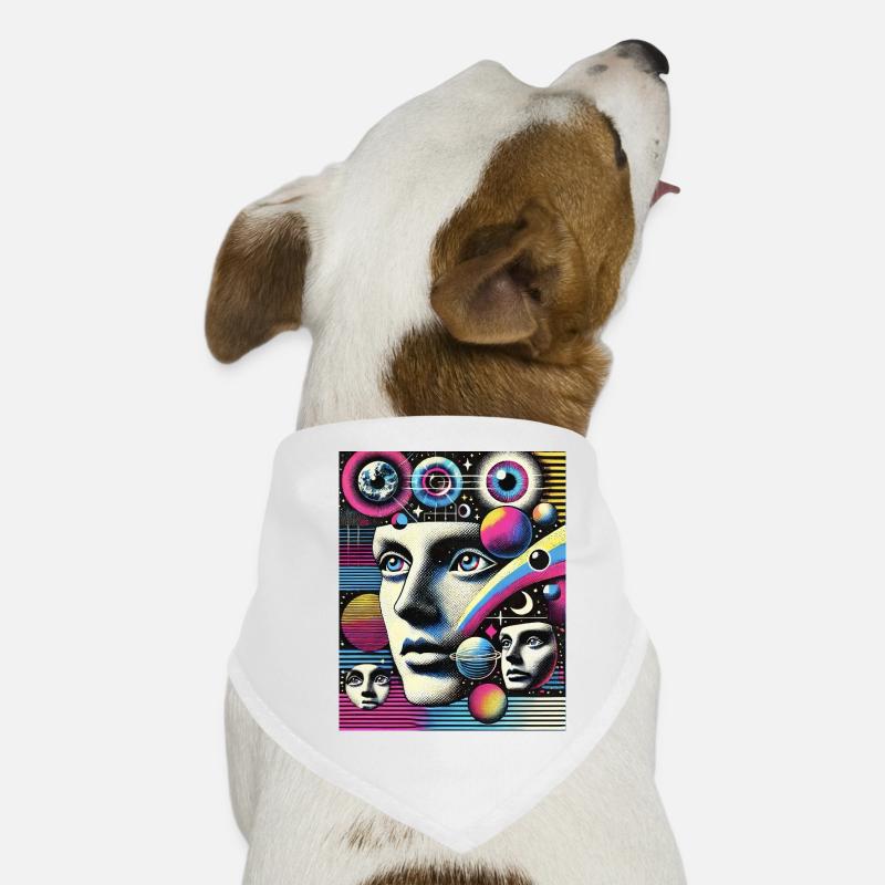 Celestial Mind- das Universum im Kopf Hunde-Bandana