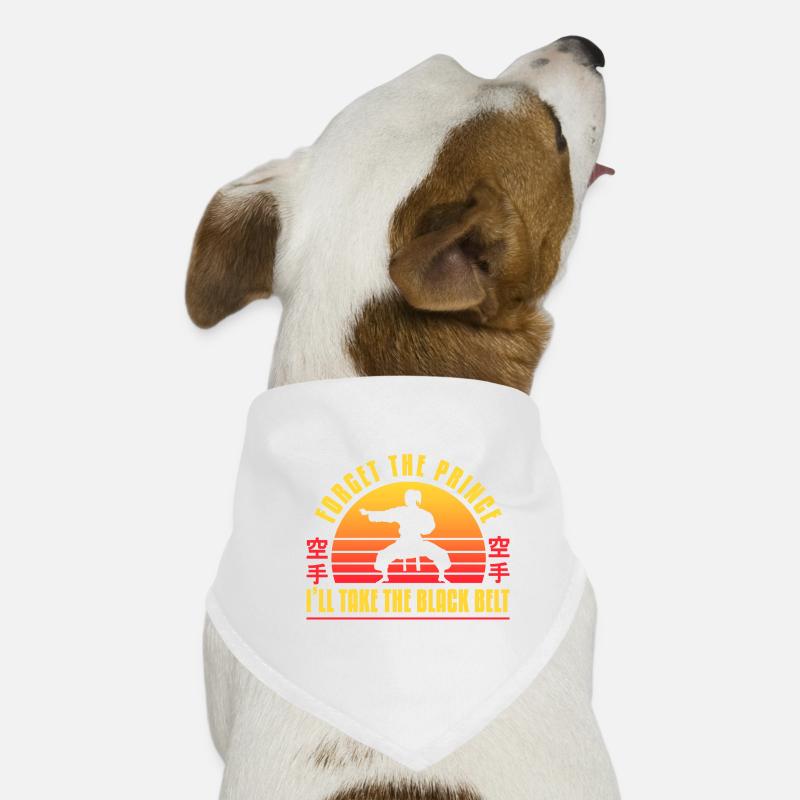 Karate Black Belt Gi Uniform Girl Hunde-Bandana