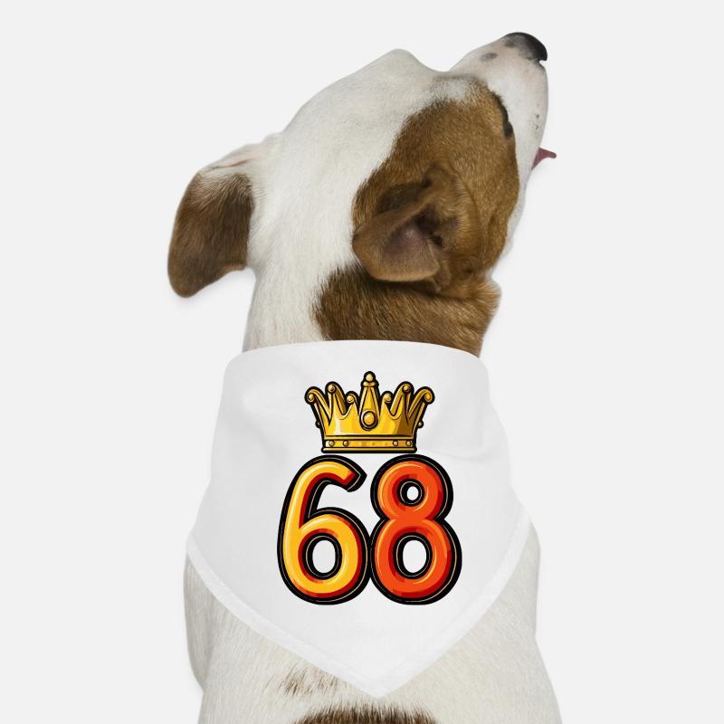 68 Number Krone Dog Bandana
