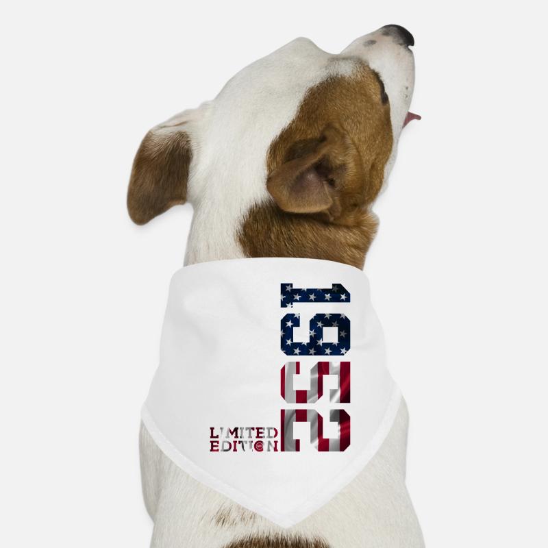 ÉDITION LIMITÉE 1952 USA 74E ANNIVERSAIRE Bandana pour chien