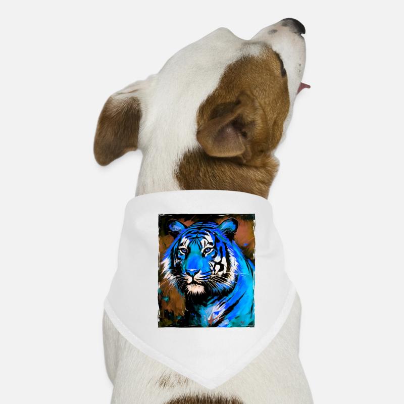 Tiger Portrait Dog Bandana