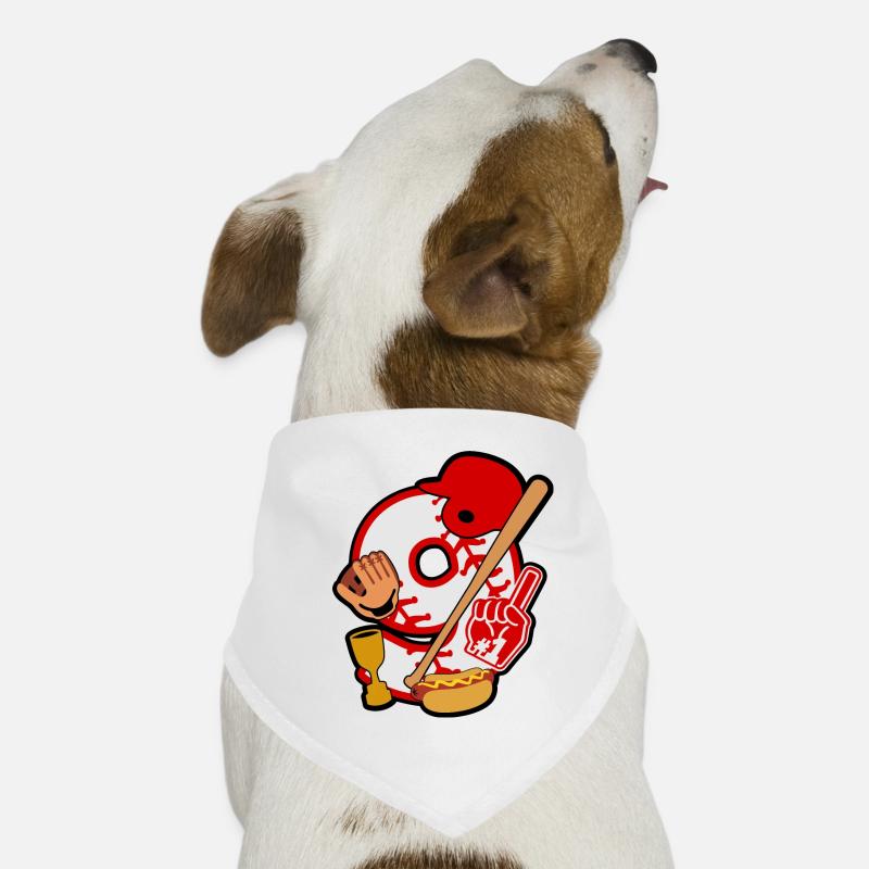Baseball 9. Geburtstagsparty Nummer 9 - 9 Jahre Hunde-Bandana