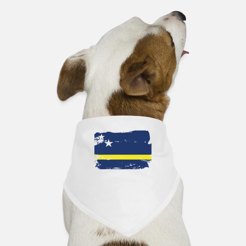 Drapeau officiel de Curaçao Curaçao Country Pride Bandana pour chien