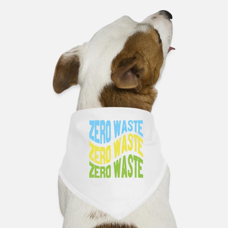 Zero Waste Motivational Quotes Dog Bandana