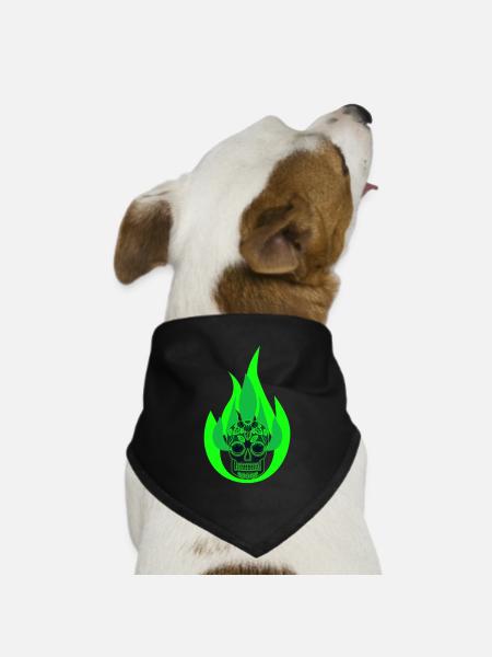 Devil Inside - Hunde-Bandana Dreieckstuch - Schwarz