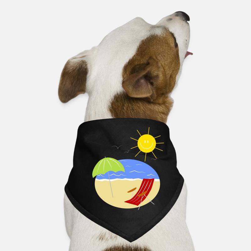 strand urlaub sonne Hunde-Bandana