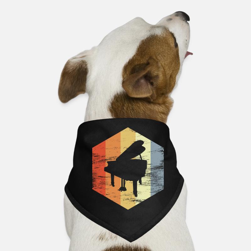 Piano à queue vintage Bandana pour chien