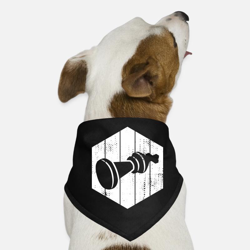 Dessin de pièces d’échecs Bandana pour chien