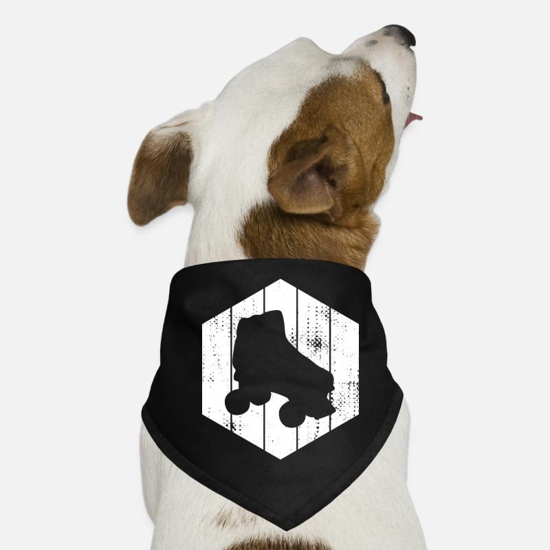 Rollschuhe Skizze Hunde-Bandana