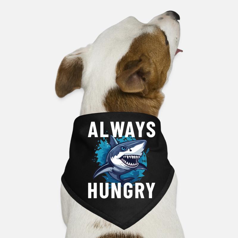 Always hungry shark Dog Bandana