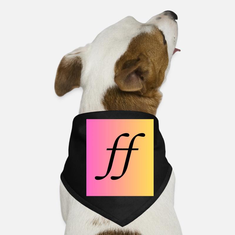 Fortissimo - Musik Monogram Gradient Hunde-Bandana