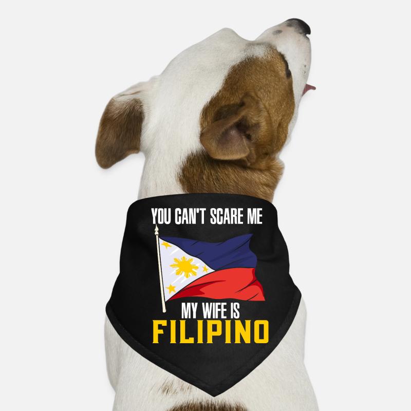 Art du drapeau national de la Fierté philippine des Philippines Bandana pour chien
