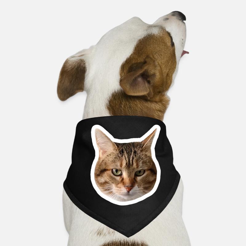 Missty sticker triste - Bandana pour chien - noir
