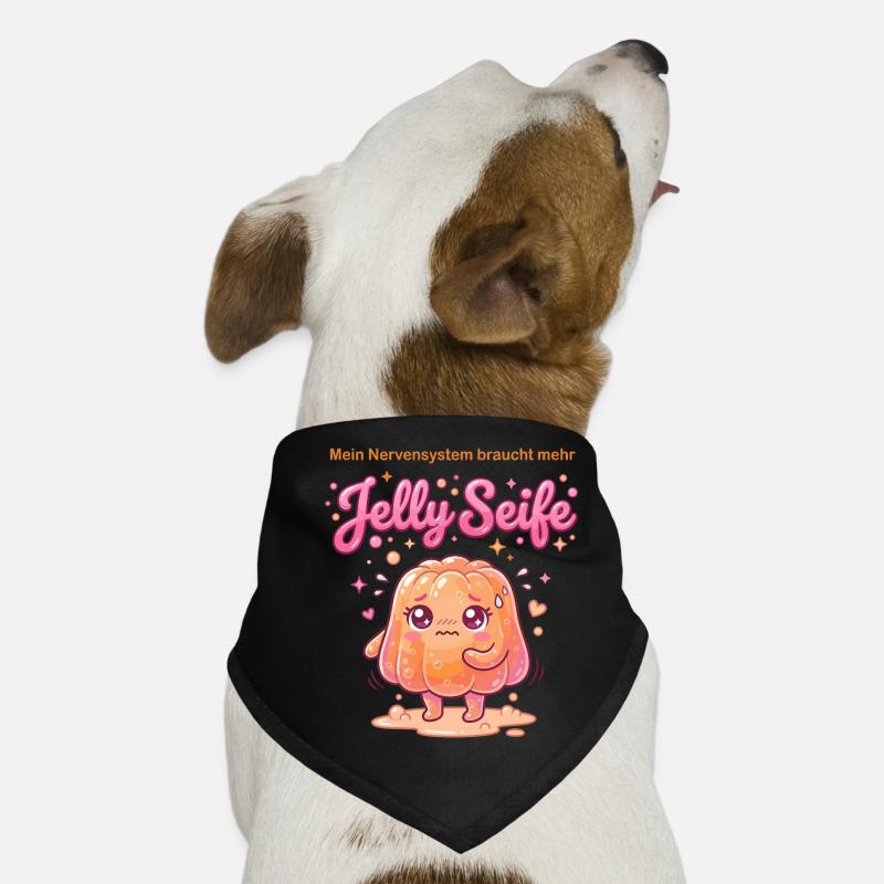 Jelly Seife Nervensystem Humor Design Hunde-Bandana