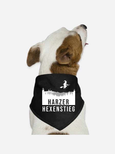 Hexenstieg - Hunde-Bandana - Schwarz - Vorne