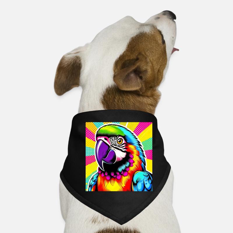 Parrot Pop Art Dog Bandana