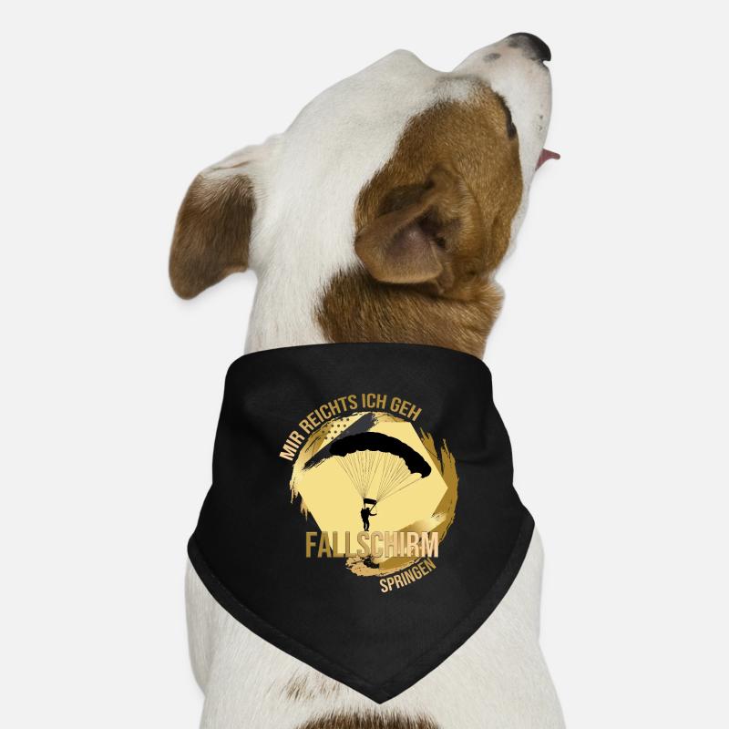Mir reichts, ich geh Fallschirm springen Hunde-Bandana