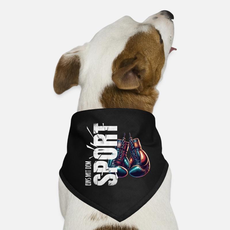 Eins mit dem Sport - Boxen Hunde-Bandana