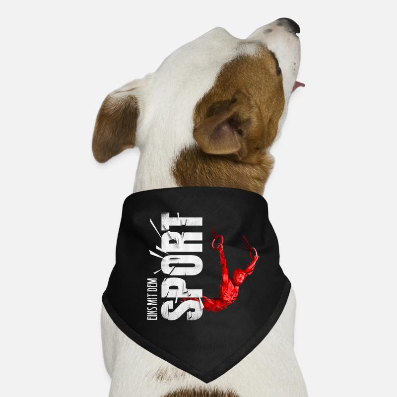 Eins mit dem Sport - Turnen Hunde-Bandana